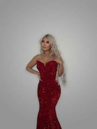 Ruby Gown 'Made to Order'