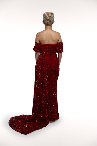 Champagne Gown “Ready To Ship”