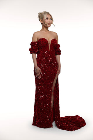 Champagne Gown “Ready To Ship”
