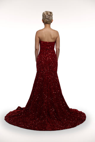 Ruby Gown “Ready To Ship”