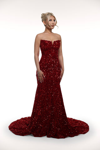 Ruby Gown “Ready To Ship”