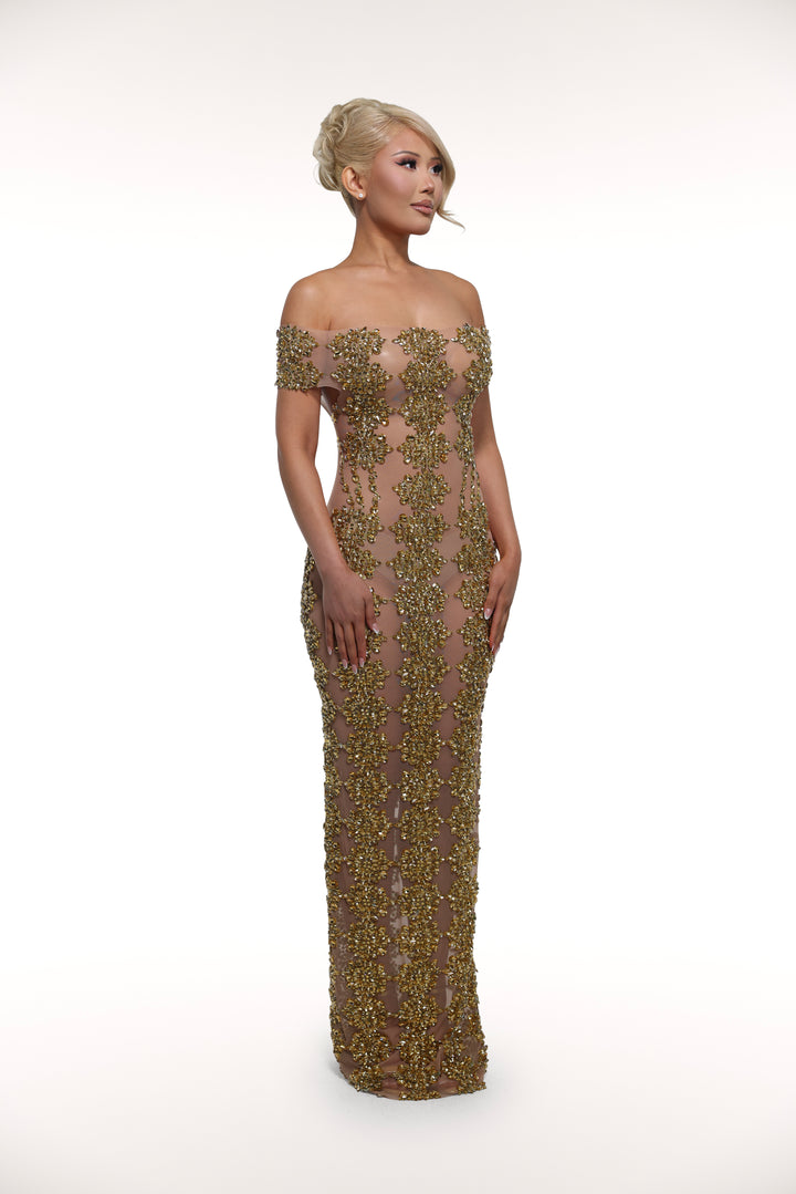 alglist dress Gold Leaf Dress