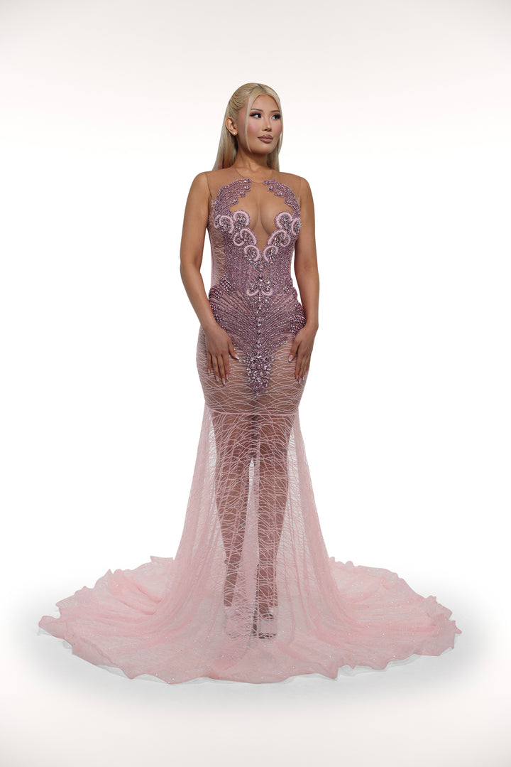 alglist pink dress Rosemary