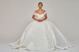 ball gown women's white wedding dress for a royal wedding Royal Wedding Dress – Alglist LLC