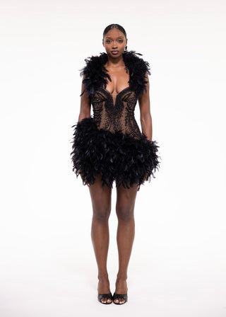 Flame-mingo Feathered Mini