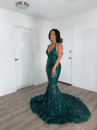Poison Ivy Gown “Ready To Ship”